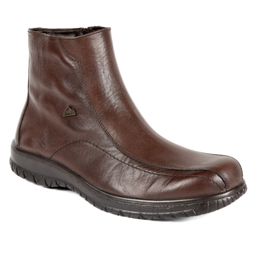 Προεπιλεγμένη φωτογραφία BOXER 14762-15-014 Καφέ δέρμα